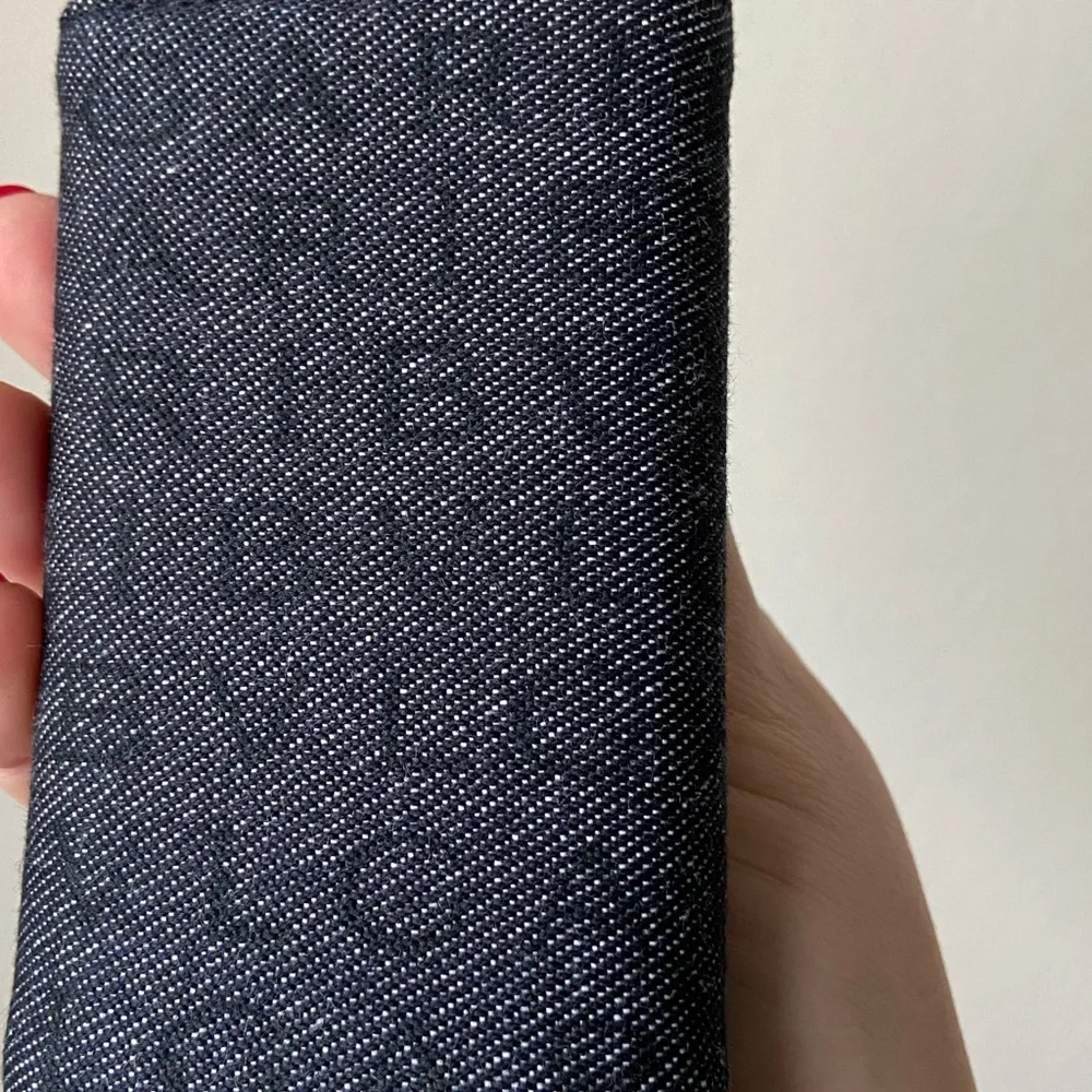 Bulgari canvas leather key wallet